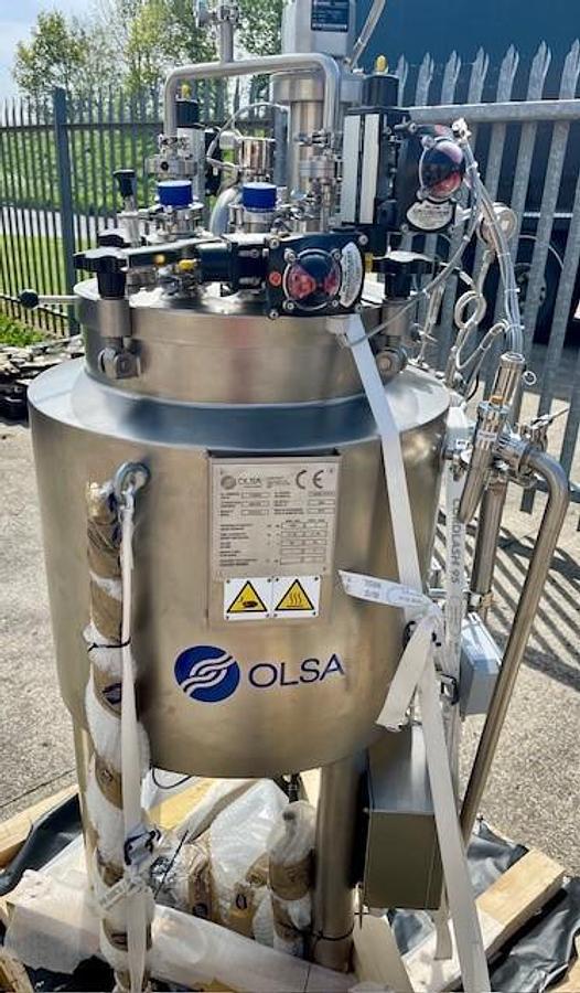 Used Olsa 190L OlsaMix process vessel, UNUSED