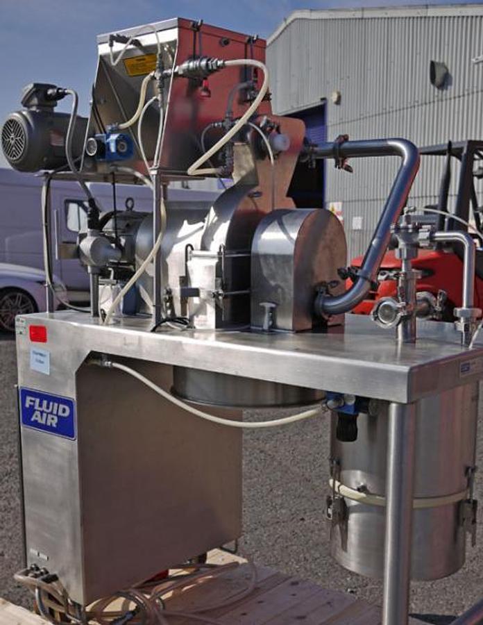Used FLUID AIR type 003 micronising mill