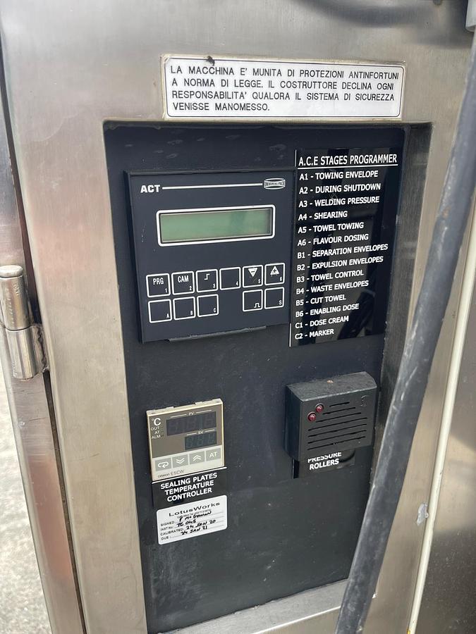 Used Universal Pack Beta S-Q 2 head liquid sachet filler