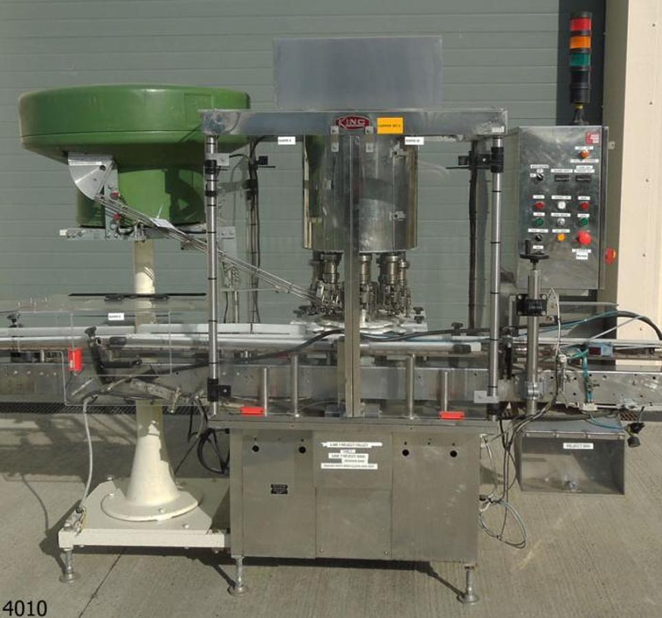 Used King ROPP 8 head Capping Machine