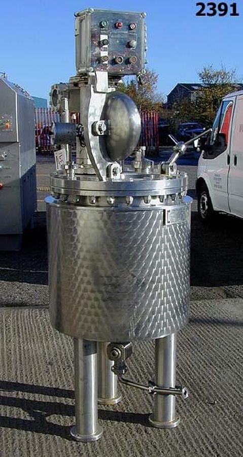 Used Haagen & Rinau 122 litre vacuum mixer