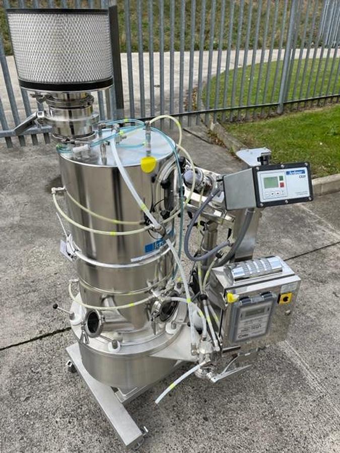 Used Ceia metal check combo with Kraemer C820 deduster