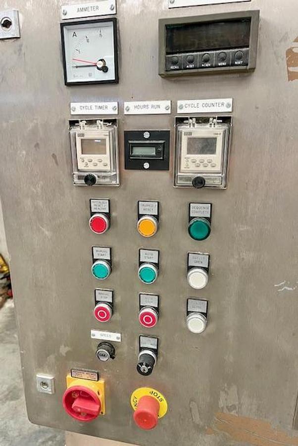 Used KEK Kemutec model 500HE ribbon blade mixer