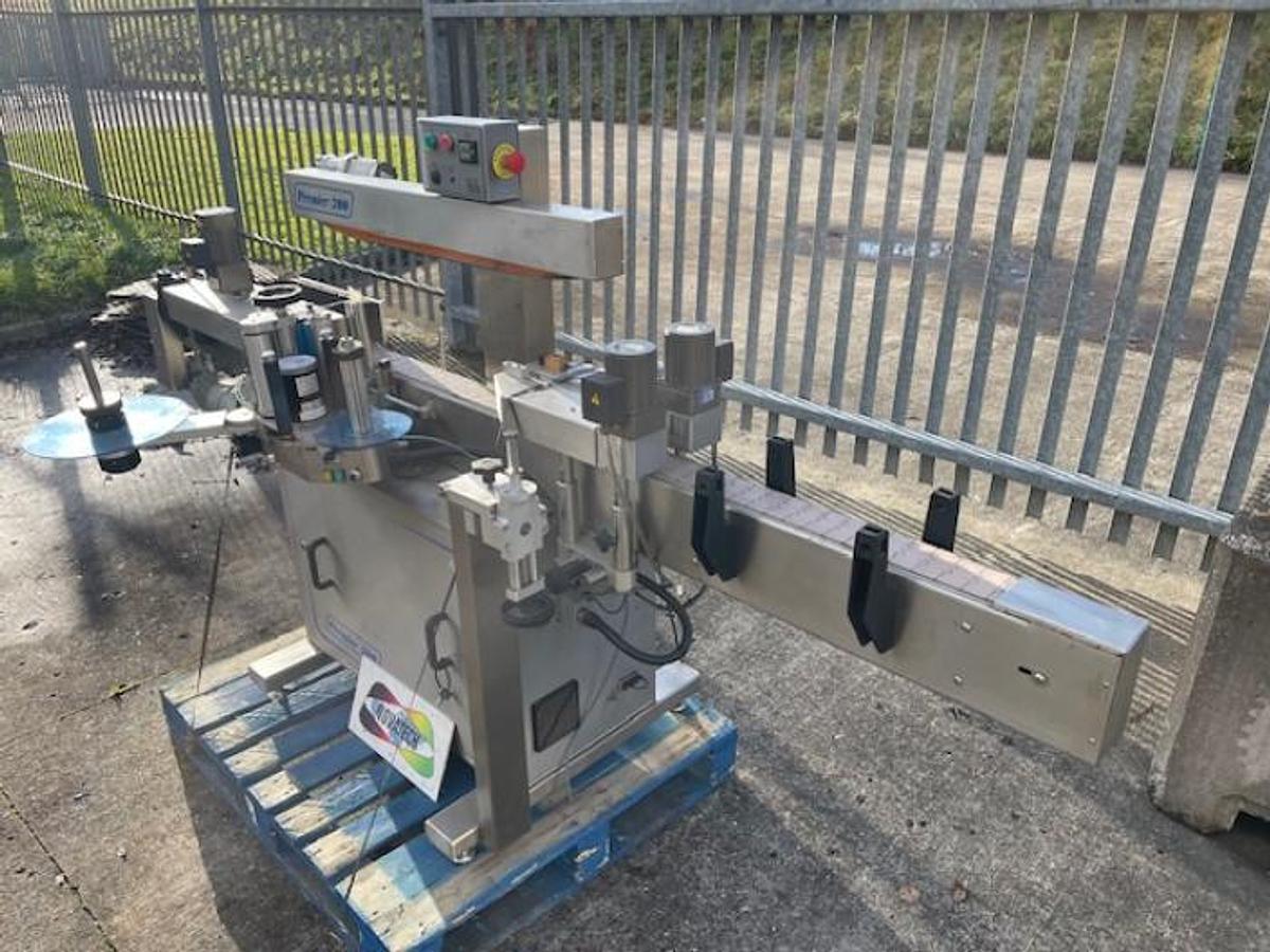 Used Premier P200 single side and wrap labeller