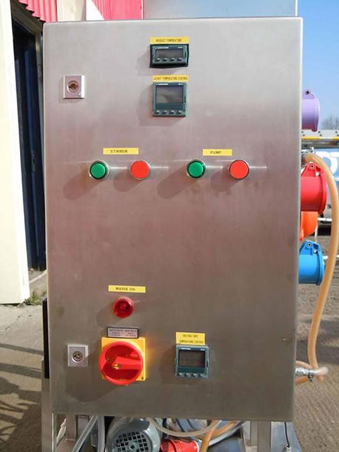 Used Stainless steel mixing vessel