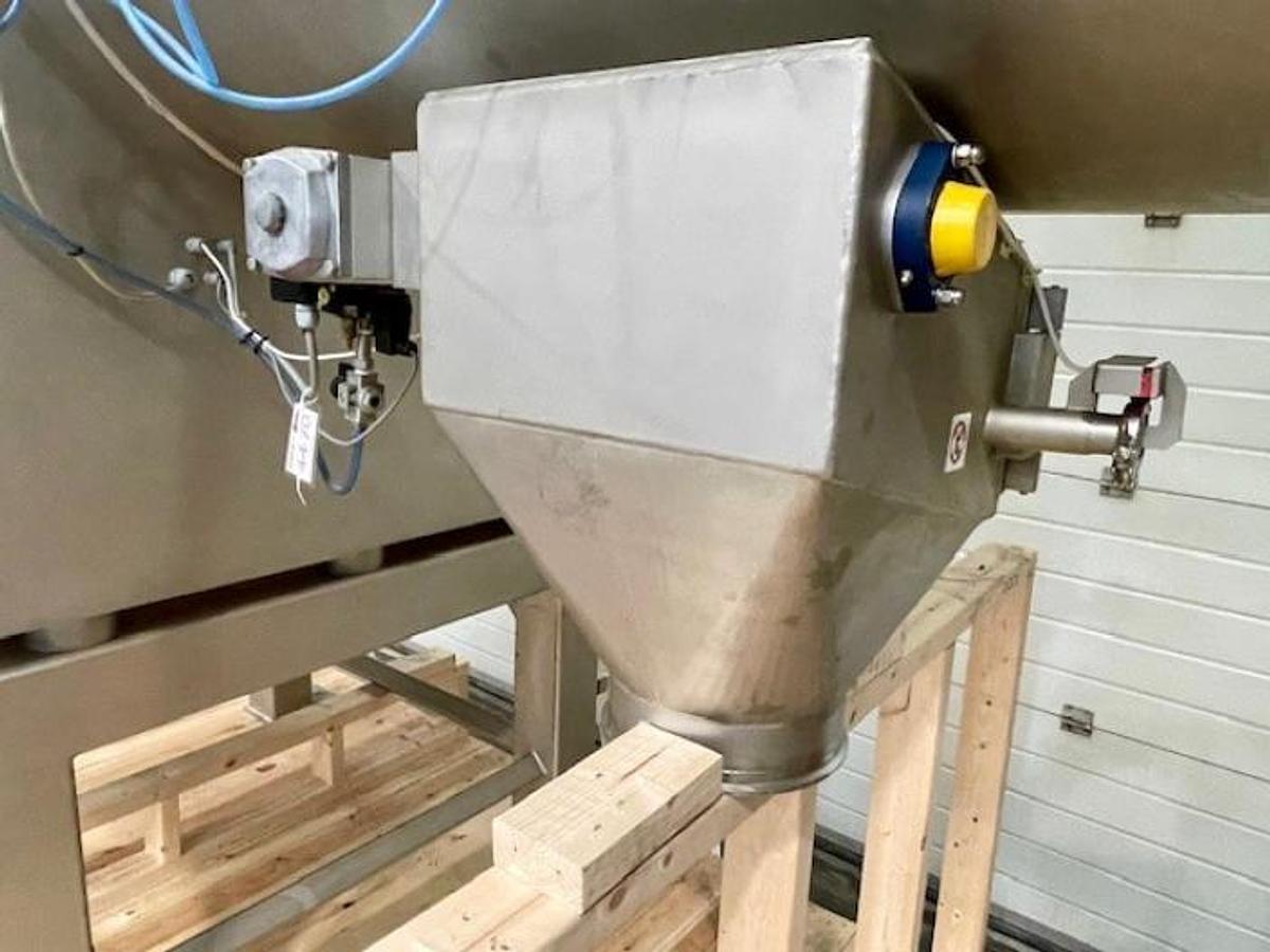 Used KEK Kemutec 1000HE ribbon blade mixer
