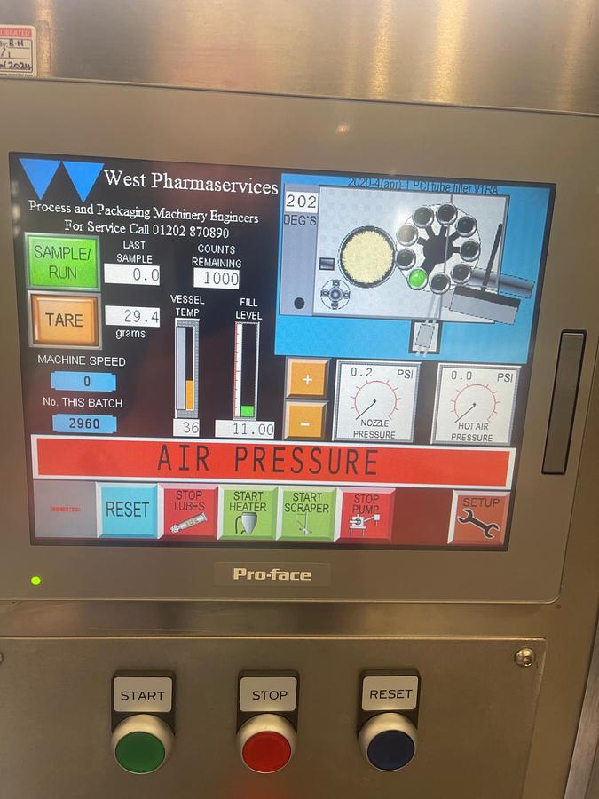 Used Comadis C150 Metal Tube Filler