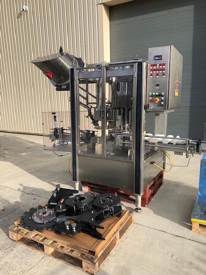 Used Zalkin CA3 360NG fully automatic screw capping machine