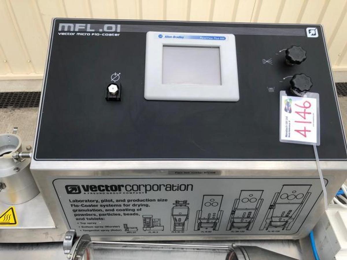 Used Vector Micro Fluid Bed Dryer
