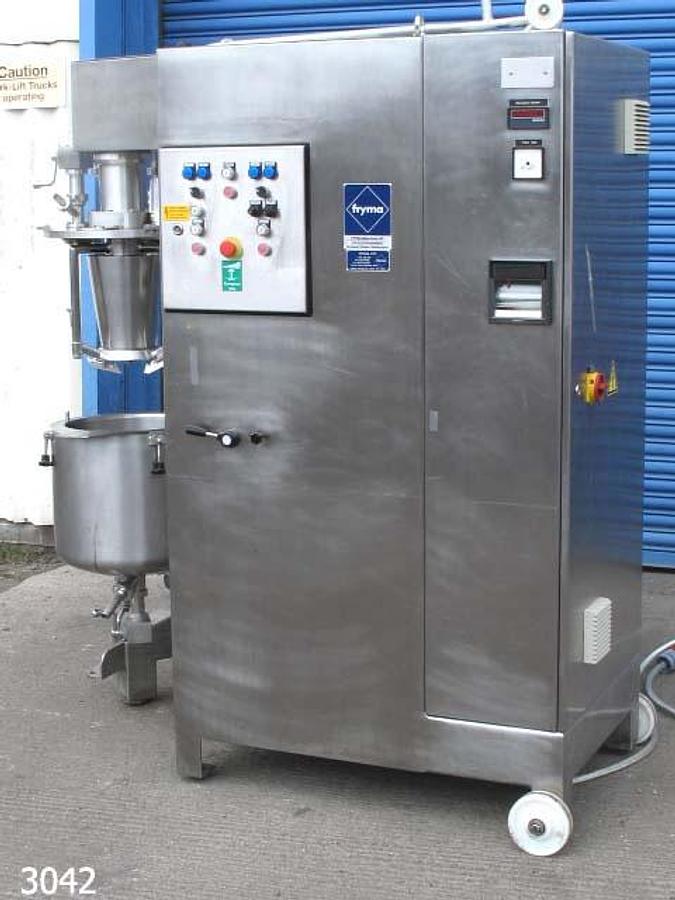 Used FRYMA VME 20C lab/product development scale mixer