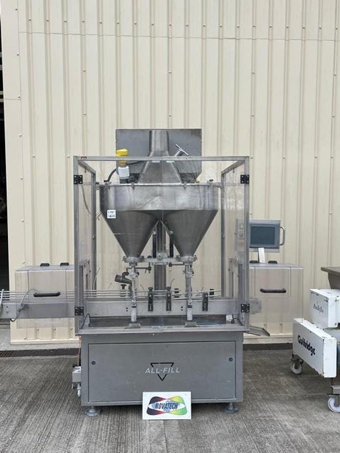 Used Allfill S10 Duplex 2 head Auger Filler