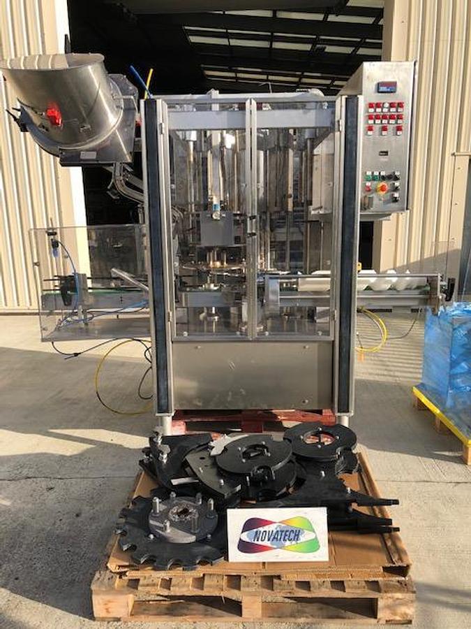 Used Zalkin CA3 360NG fully automatic screw capping machine