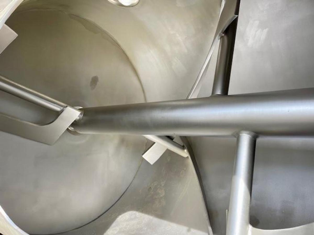 Used KEK Kemutec 1000HE ribbon blade mixer