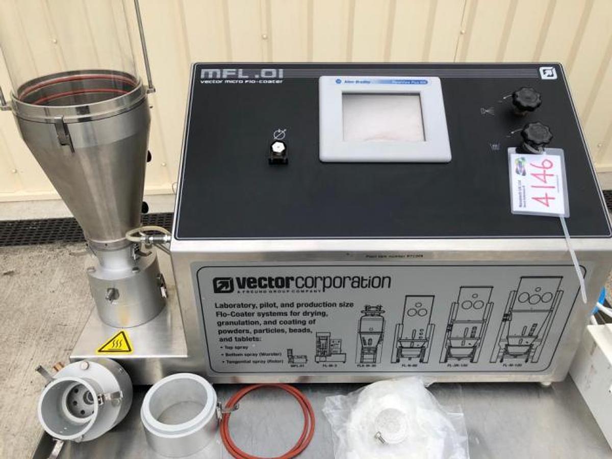 Used Vector Micro Fluid Bed Dryer