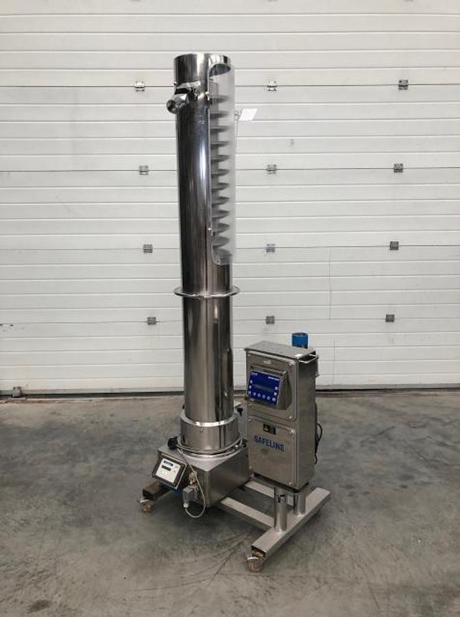 Used Kraemer C810 uphill tablet deduster and Safeline Combo