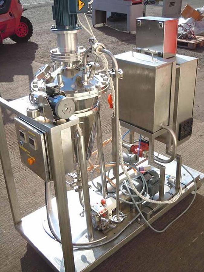Used Stainless steel mixing vessel