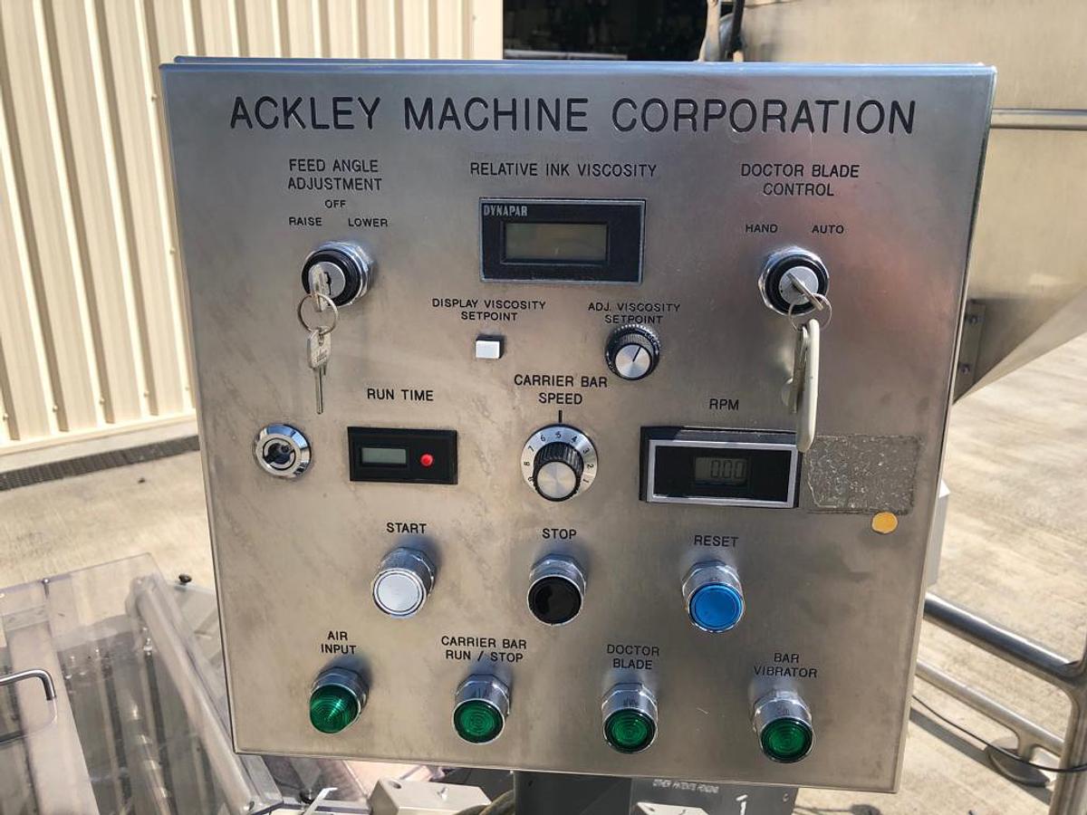 Used Ackley Tablet Printer