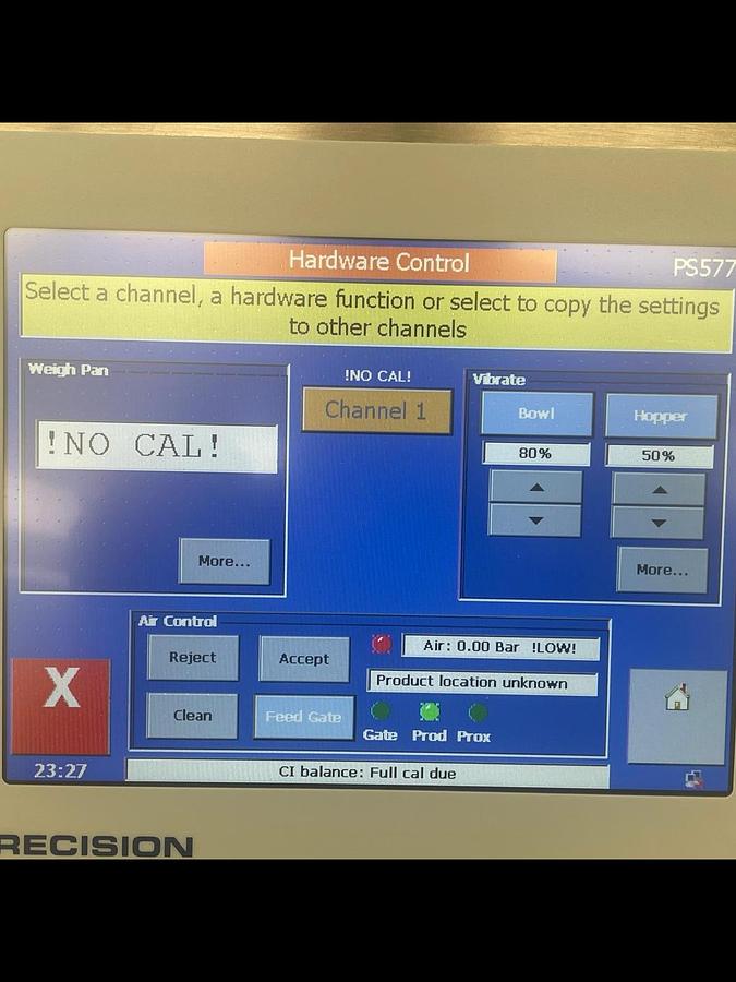 Used CI Precision Sade CP160 Weight Sorter