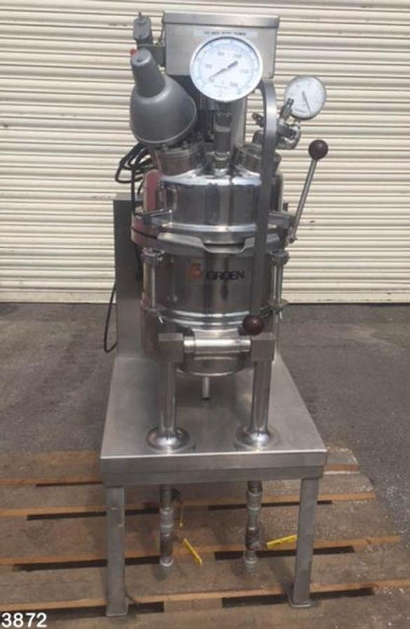 Used Groen 21 litre  lab scale process vessel