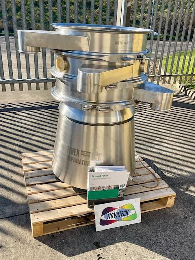 Russell Finex 30" Unused Twin Deck Vibratory Sieve