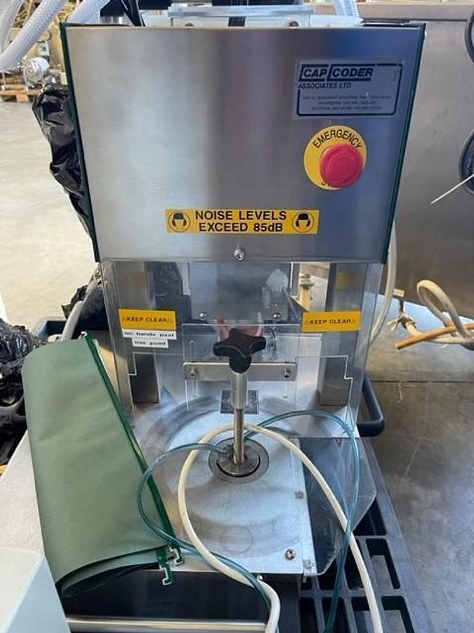 Used Ref 4422 Capcoder CC1100 bench top cap tightening machine