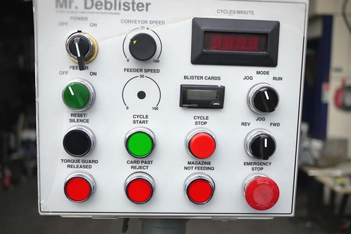 Used Mr Deblister product recovery system