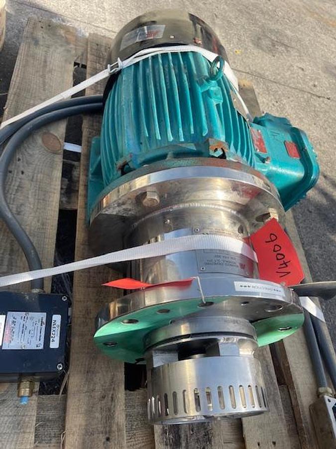 Used Sinclair Stainless 2500ltr jacketed mixing vessel, Eexd