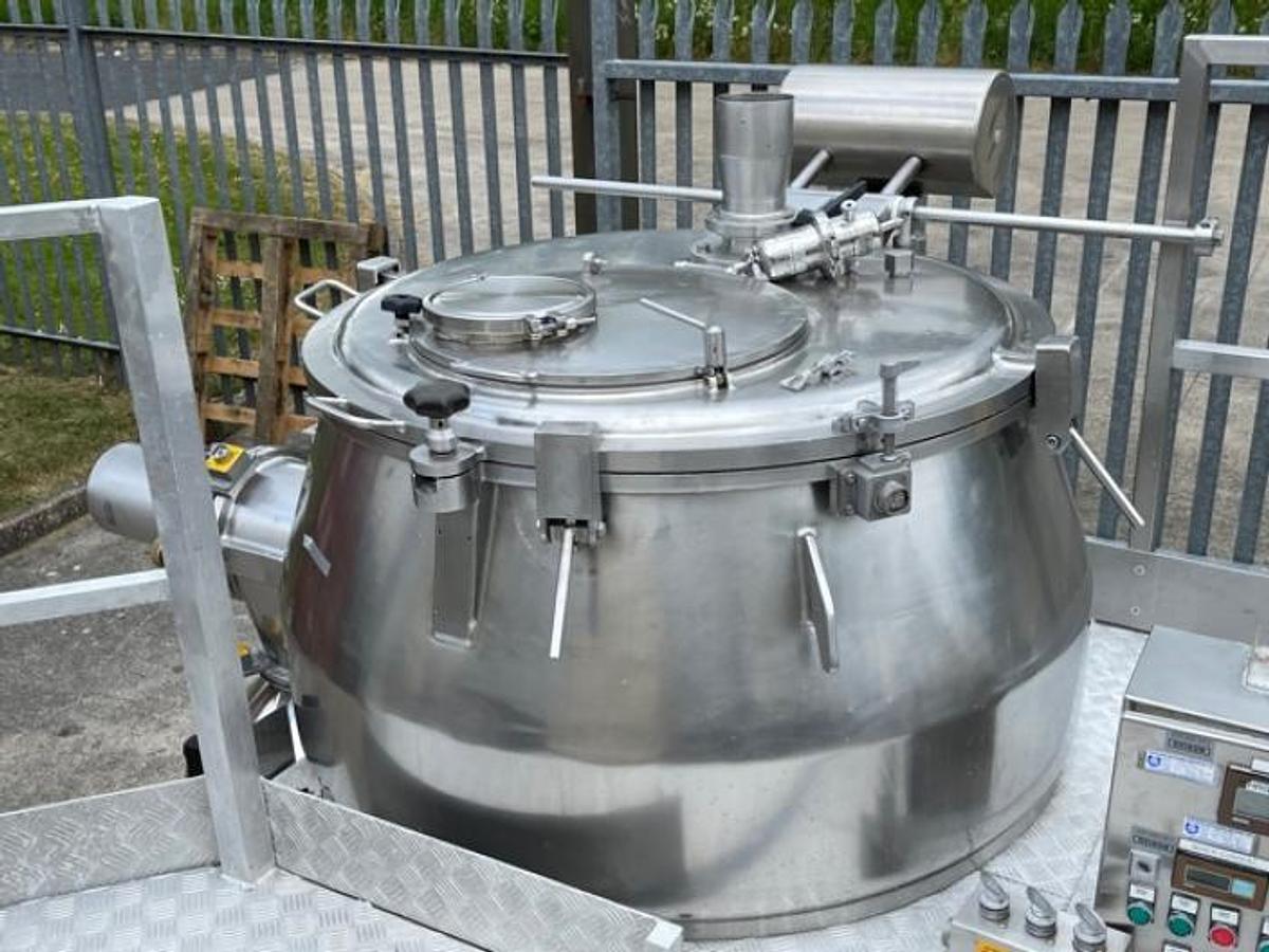 Used Diosna 600Ltr mixer granulator