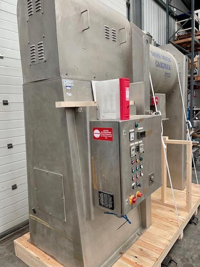 Used KEK Kemutec model 500HE ribbon blade mixer