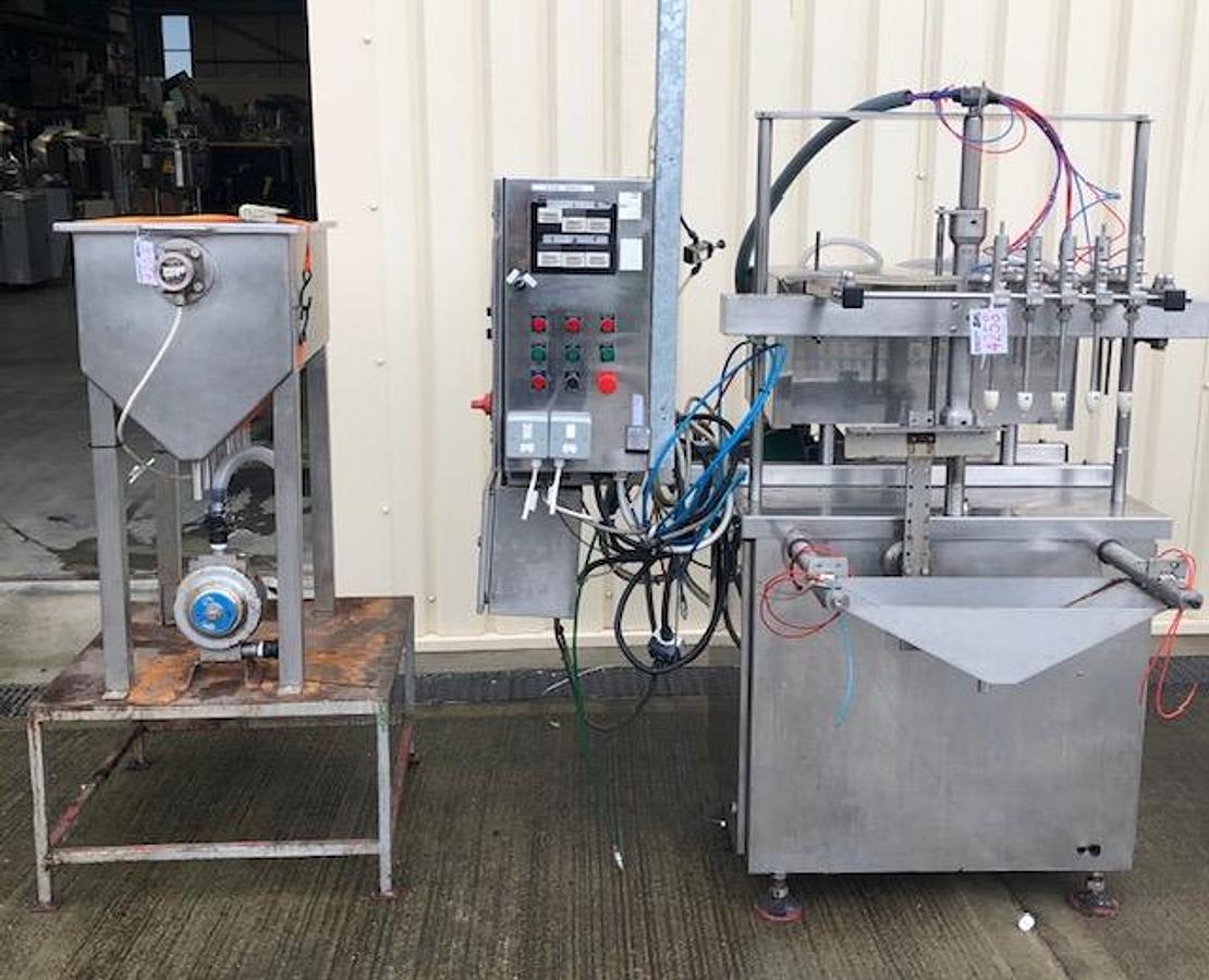 Used King 6 Head liquid filling machine