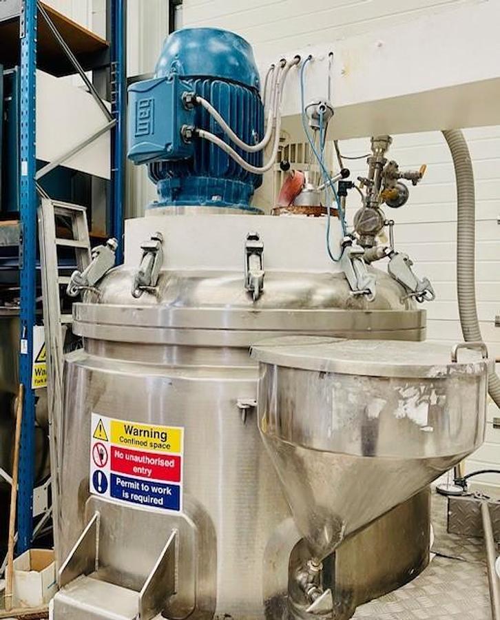 Used Fryma VME700 Process Vessel
