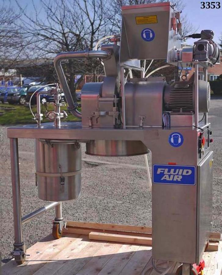 Used FLUID AIR type 003 micronising mill