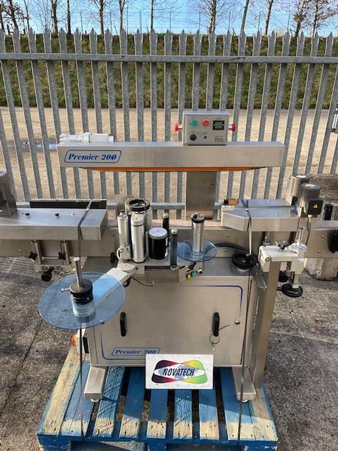 Used Premier P200 single side and wrap labeller