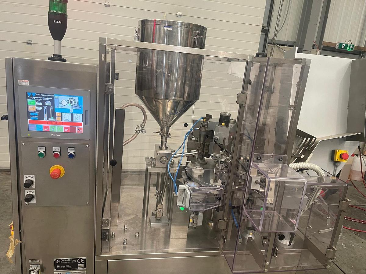 Used Comadis C150 Metal Tube Filler