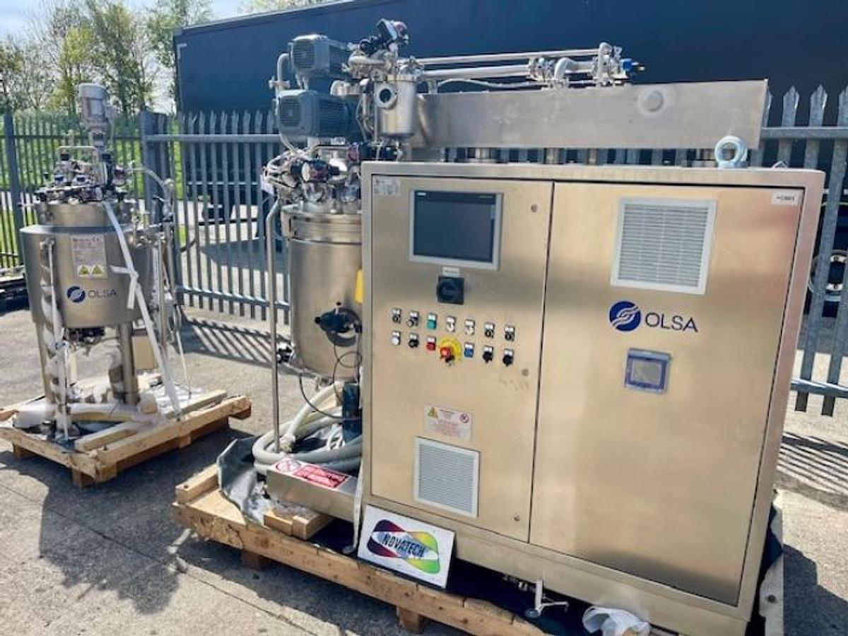 Used Olsa 190L OlsaMix process vessel, UNUSED