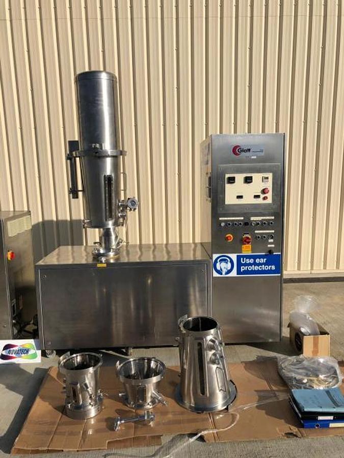 Used Glatt GCPG 3 5 Fluid Bed Dryer and Glatt VG25 Mixer Granulator processing suite