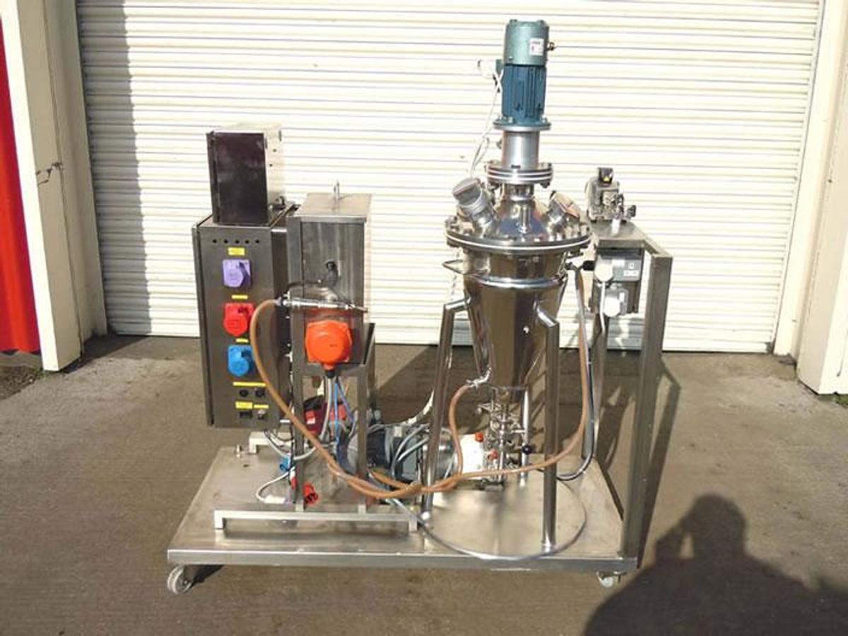 Used Stainless steel mixing vessel