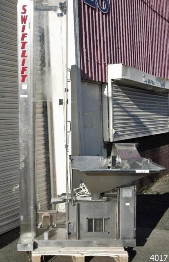 Used DT Industries Swiftlift Tablet and Capsule Elevator