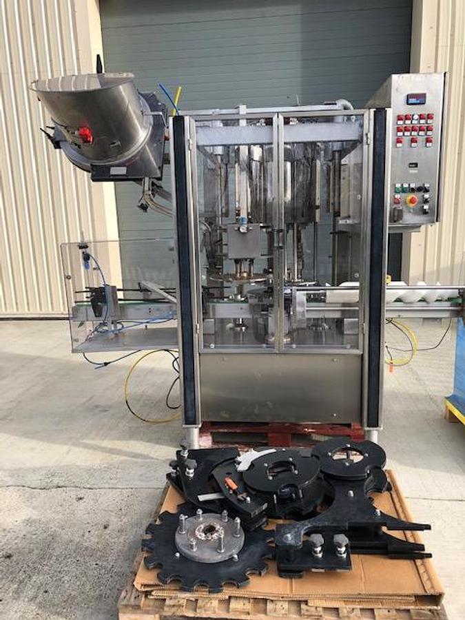 Used Zalkin CA3 360NG fully automatic screw capping machine