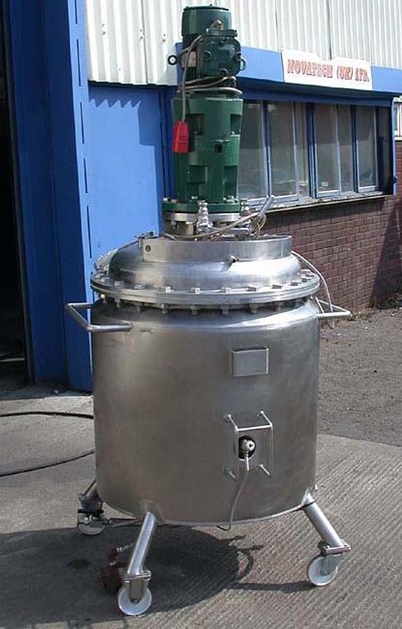 Used 325 litre jacketed vacuum mixer