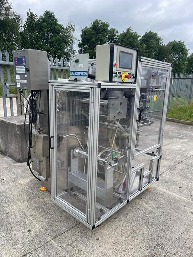 Used Universal Pack Beta S-Q 2 head liquid sachet filler