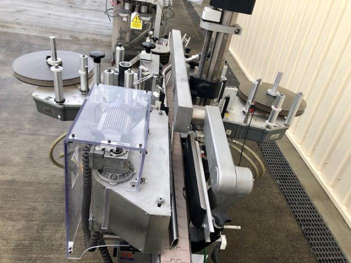 Used King 4 head liquid filling and capping line