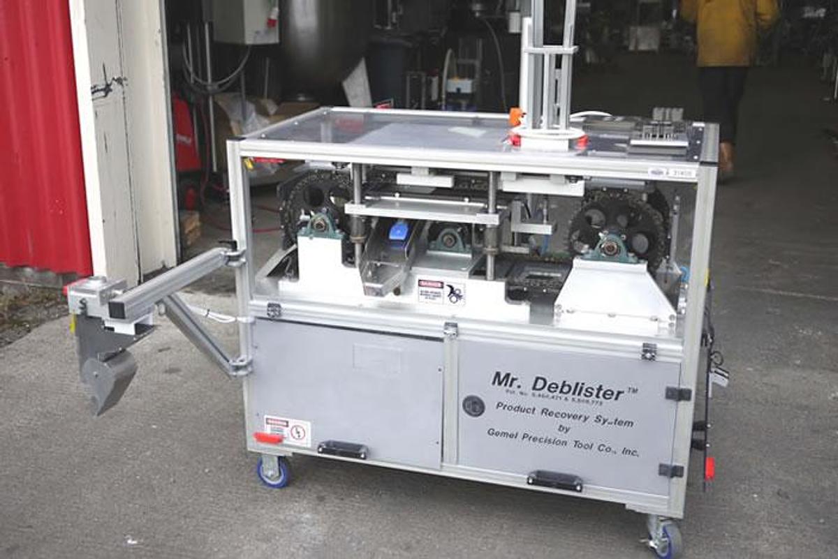 Used Mr Deblister product recovery system