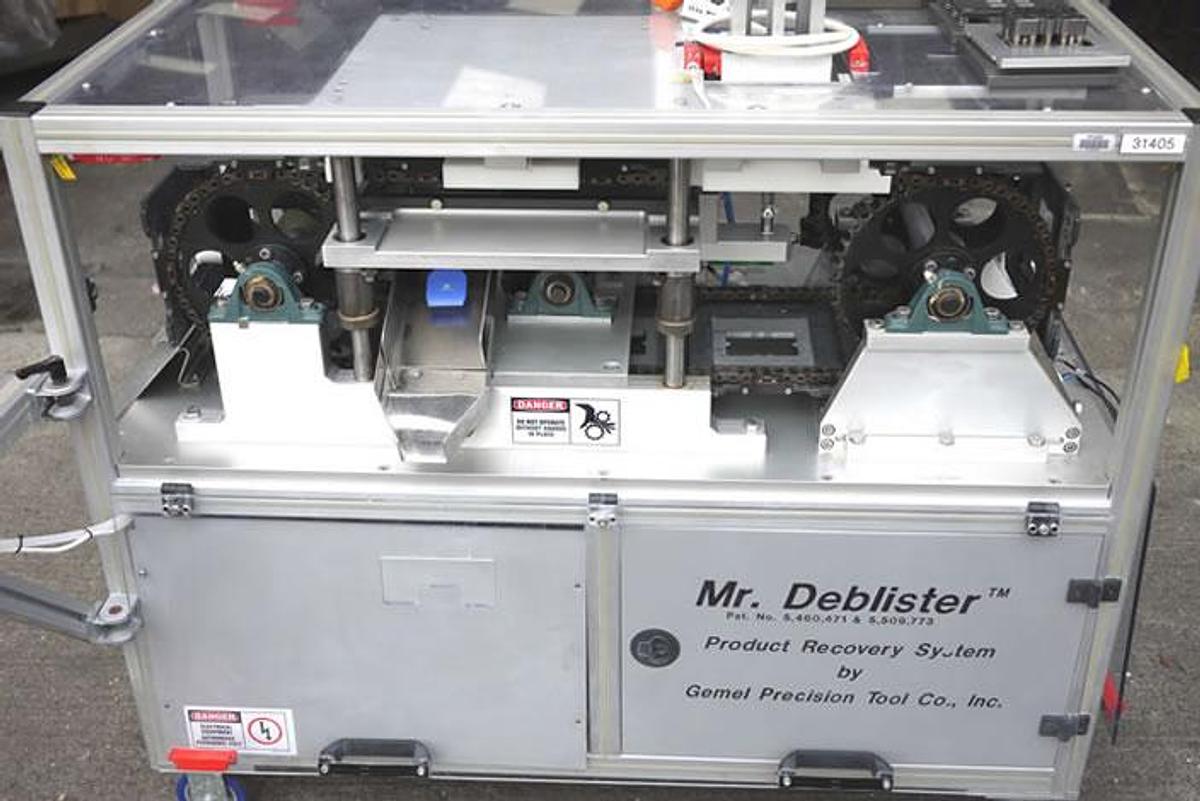 Used Mr Deblister product recovery system