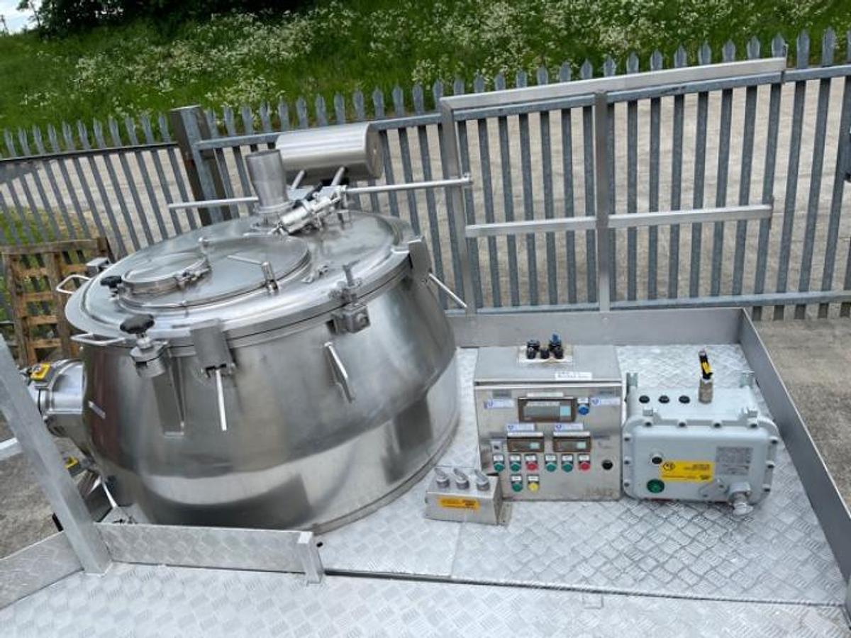 Used Diosna 600Ltr mixer granulator