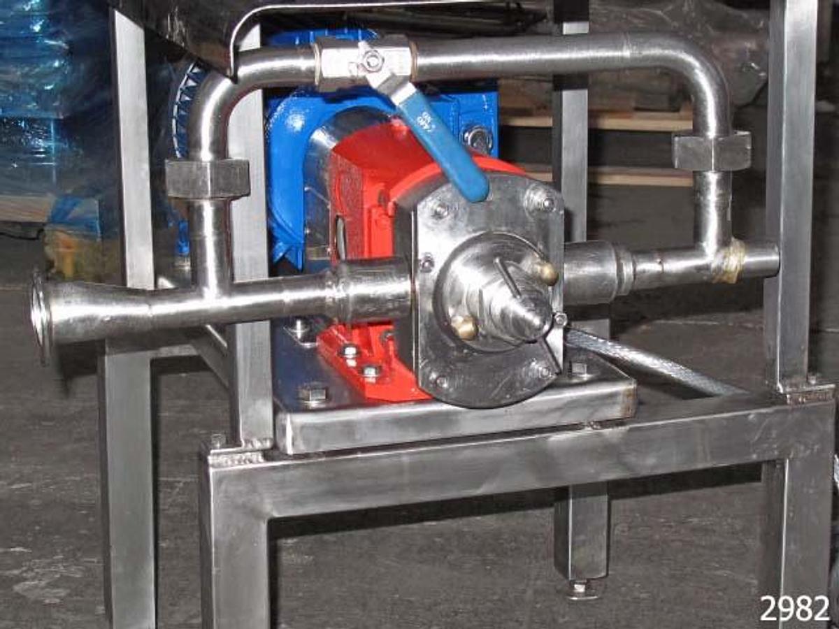 Used SSP stainless steel rotary lobe pump type 100ND