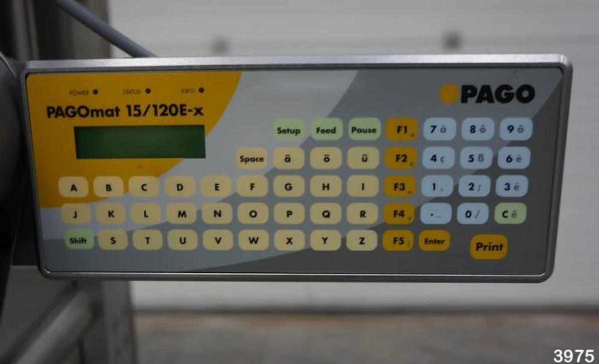 Used Pago 15 E-i labeller
