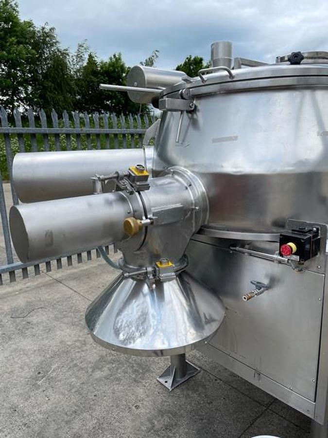 Used Diosna 600Ltr mixer granulator
