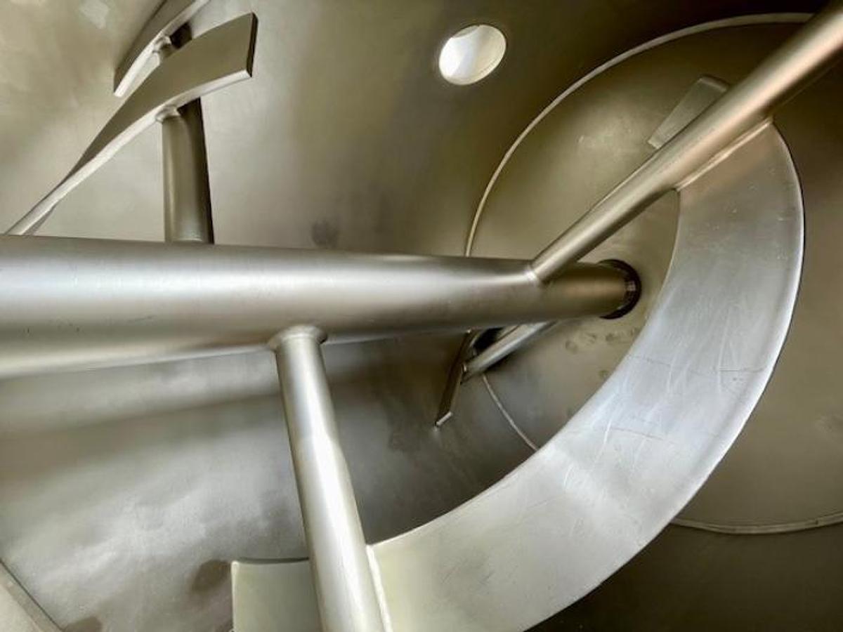 Used KEK Kemutec 1000HE ribbon blade mixer