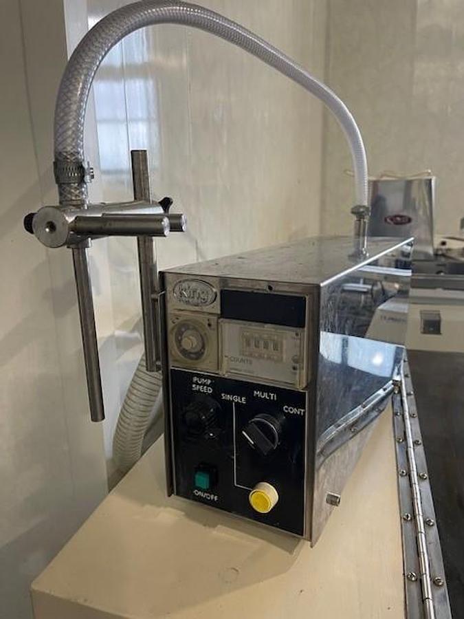 Used King Technofill bench top filling machine